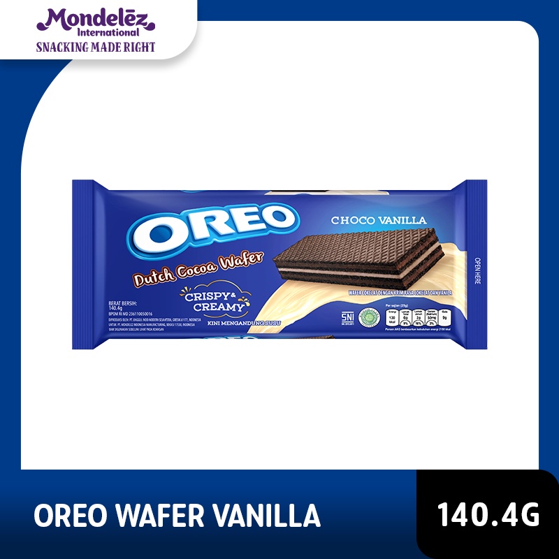 

Oreo Choco Vanilla Wafer 140.4 g