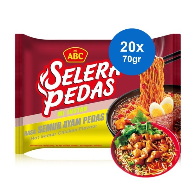 

ABC Rasa Semur Ayam Pedas 70 gr x 20