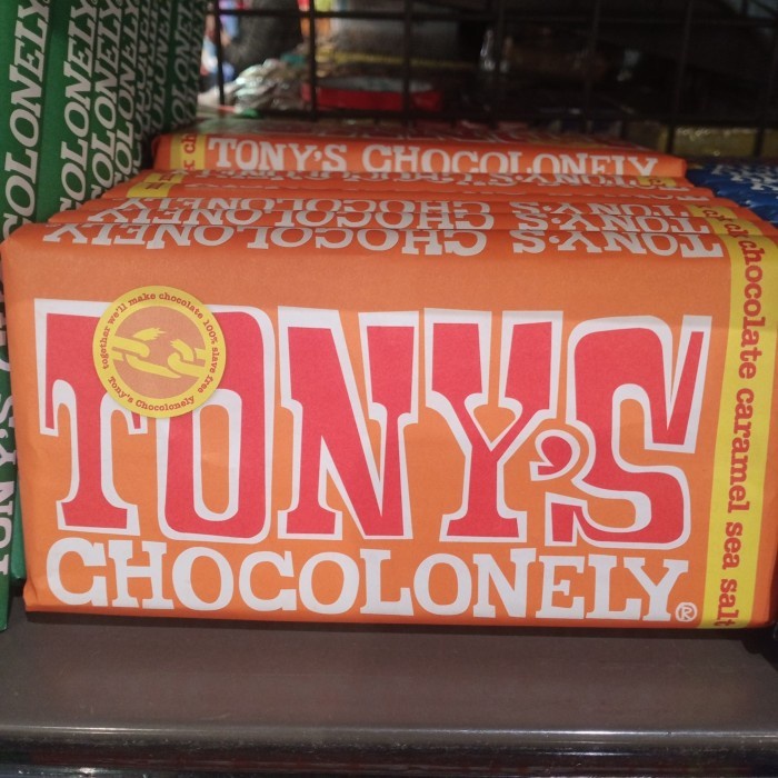 

Tony's Milk Chocolate Caramel Sea Salt 180gr - Cokelat Import