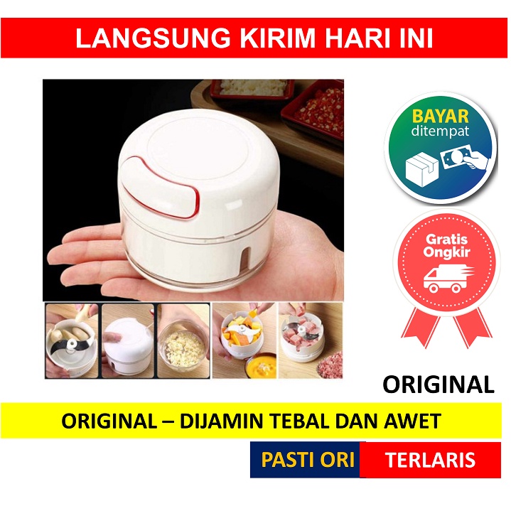 Chopper Manual Tarikan Tarik Speedy Blender Tarik Penggiling Daging Penghalus Bumbu Dapur Praktis Fo