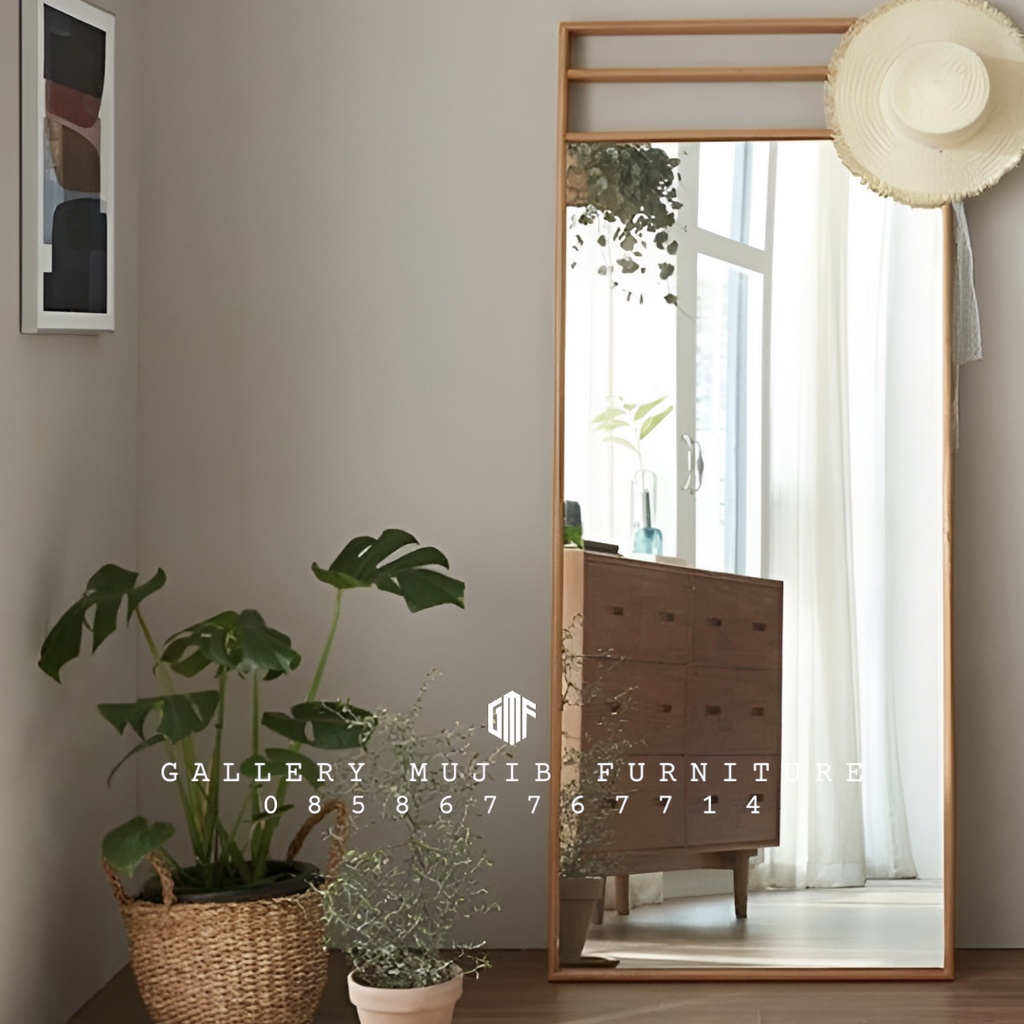 Standing mirror cermin berdiri full body 170x70 cm