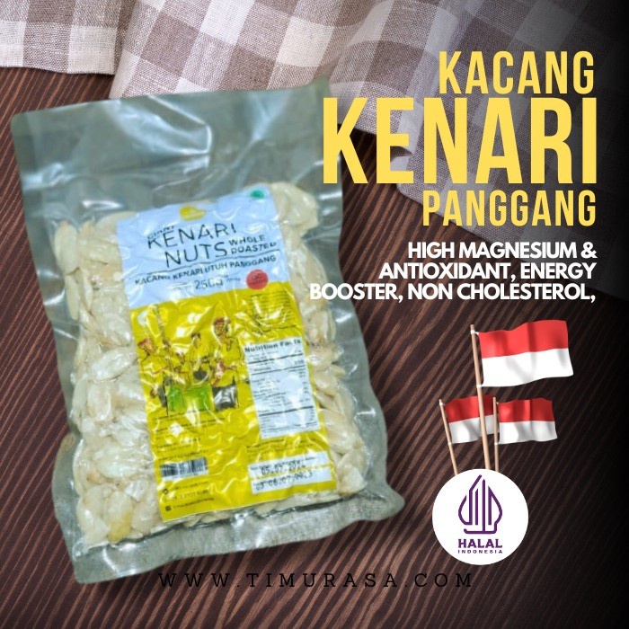 

Kacang Kenari Panggang Original-Giant Kenari Nut Roasted 250g