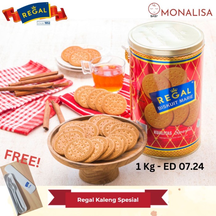 

Marie Regal Biscuits Special 1000 gr | Regal Spesial 1 KG Kaleng - PackingStandard