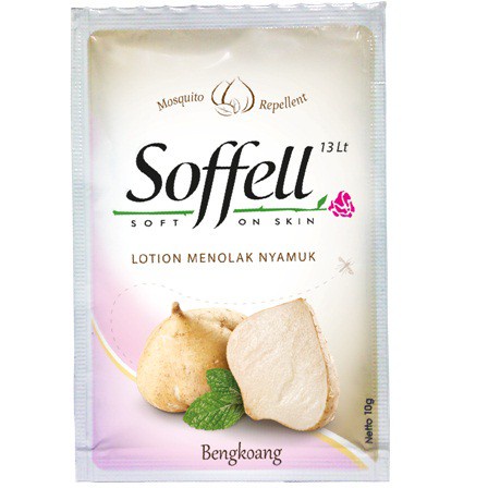 Soffel sachet / Soffel bengkoang lotion / lotion anti nyamuk (1pcs)