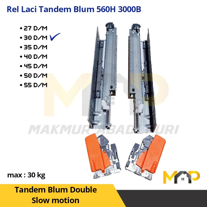 [CG-16] Rel Laci Tandem Double Slow Motion 560H - 30cm BLUM