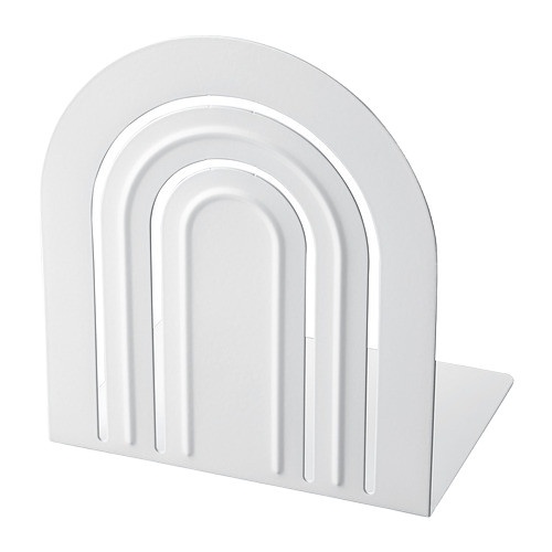 

Penahan Sandaran Penyangga Pembatas Buku Baja 15 x 13 cm Putih