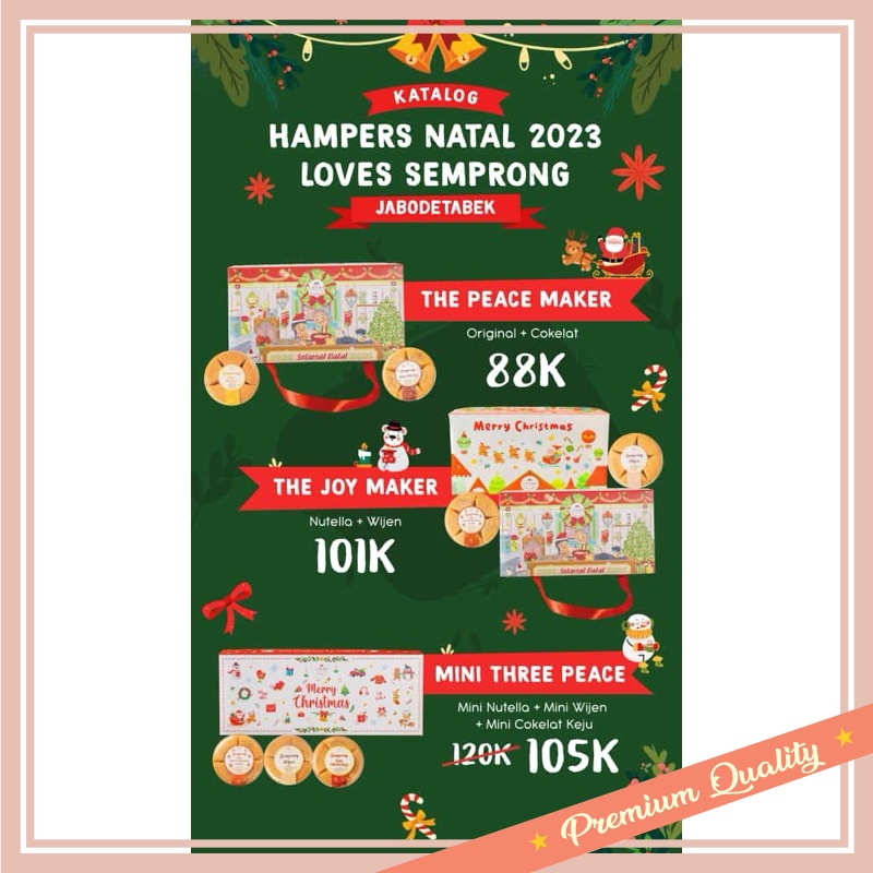 

Kado Souvenir Unik Murah Kekinian Hampers Natal Lebaran Valentine Buat Pacar Teman Bestie / LOVE SEMPRONG PARCEL HAMPERS CHRISTMAS NATAL 2023 SEMPRONG VIRAL SEMPRONG JAMAN NOW