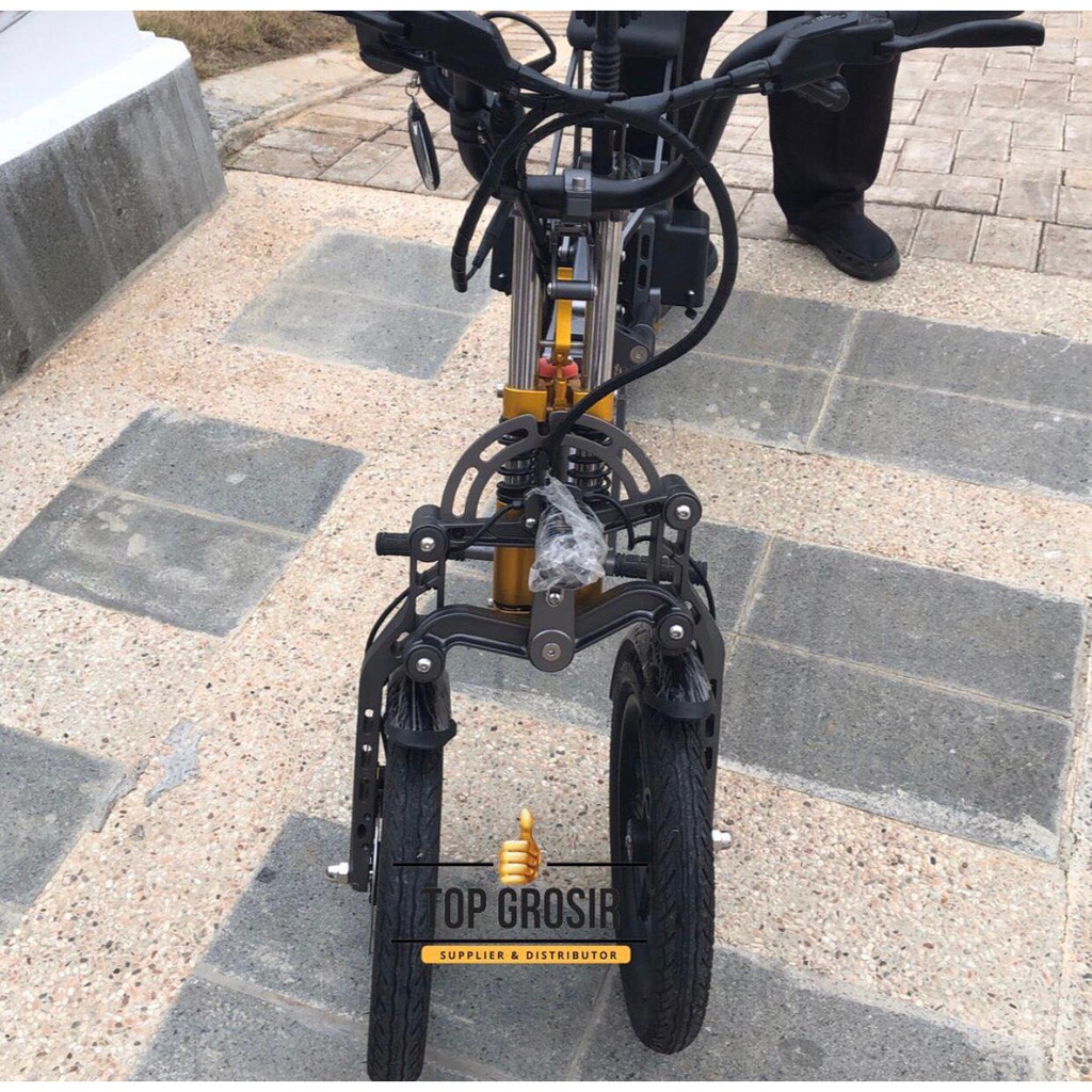 [PROMO BIGSALE] Sepeda listrik lipat Electric bike bicycle tricycle folding foldable 17.5ah 70km roda 3 wheel