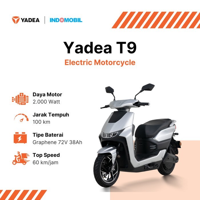 promo spesial Yadea Motor Listrik T9 (PROGRAM KHUSUS)