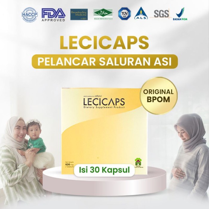 Fenucaps Lecicaps Asi Booster/pelancar asi