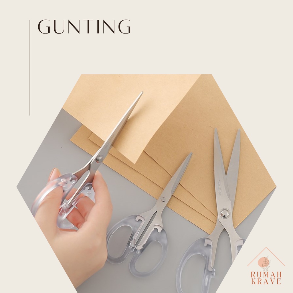 

RUMAH KRAVE - Gunting Tajam Transparan