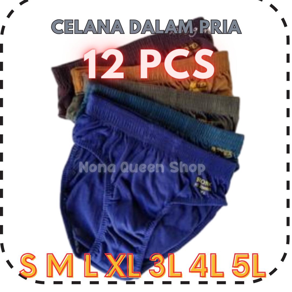 LUSINAN CELANA DALAM PRIA BRONTEX CD PRIA MURAH SIZE S M L XL 3L 4L 5L Grosir Murah