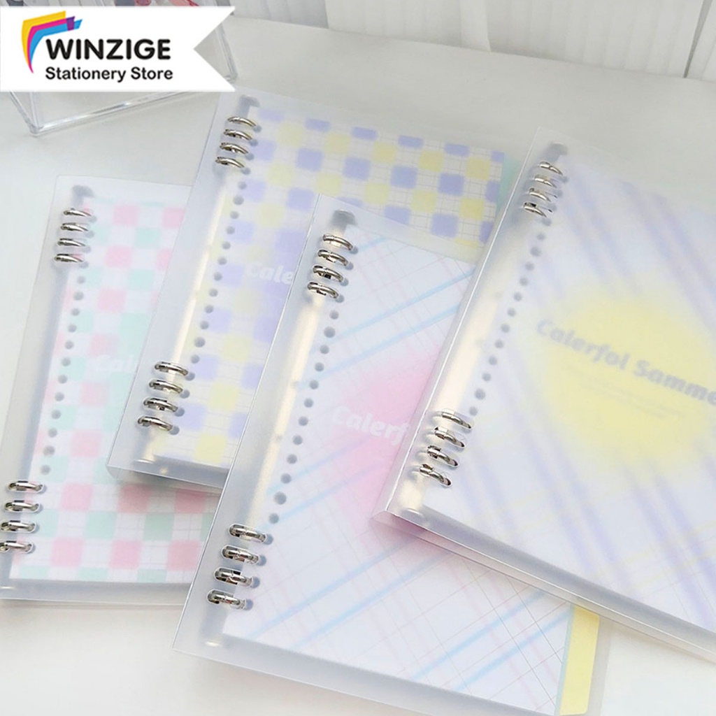 

Winzige A5 B5 Lose Leaf Notebook Binder Buku Tulis Sekolah Lucu Buku Aesthetic Binder Kuliah