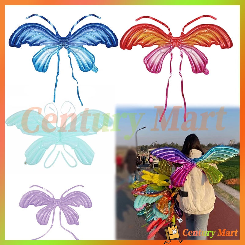 sayap balon/Balon Foil Sayap Kupu/Balon Foil Sayap Kupu Kembali Gantung