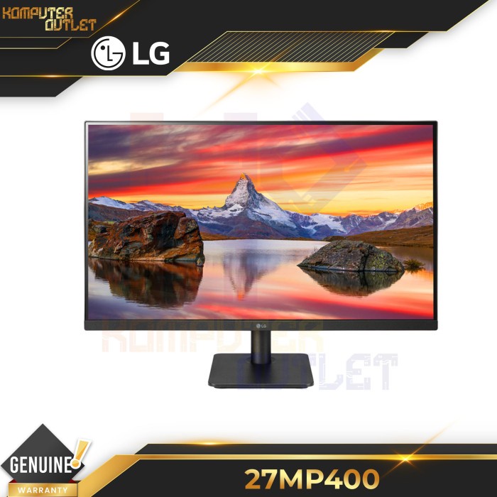 Monitor Led LG 27MP400 - Full HD IPS Monitor 27" 27MP400-B