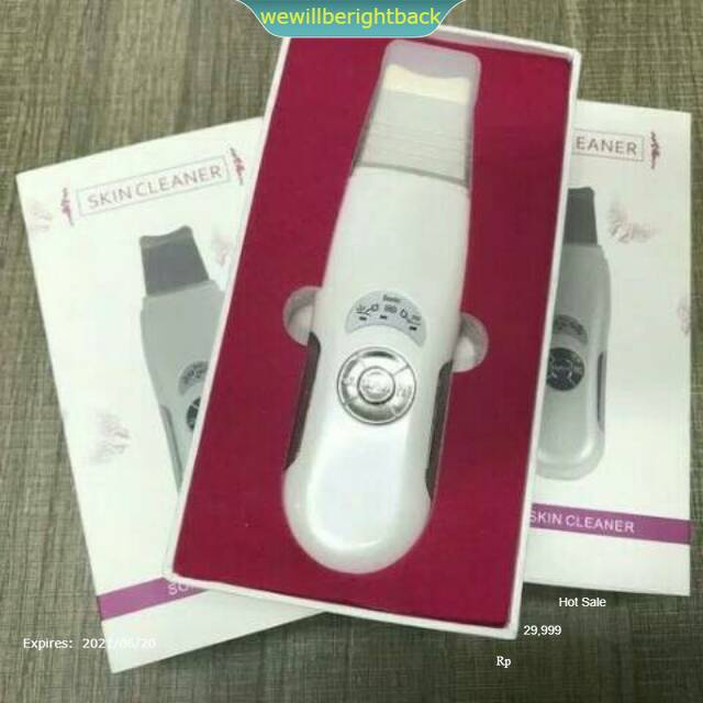 Ultrasonic Dead Skin BlackHead Scrubber Exfoliator komedo kulit mati skin scrubber originial