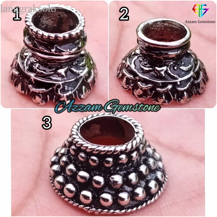 

Mendak Selut Ring Keris Tombak Betok Bahan Coin bkn Stainless Perak antik