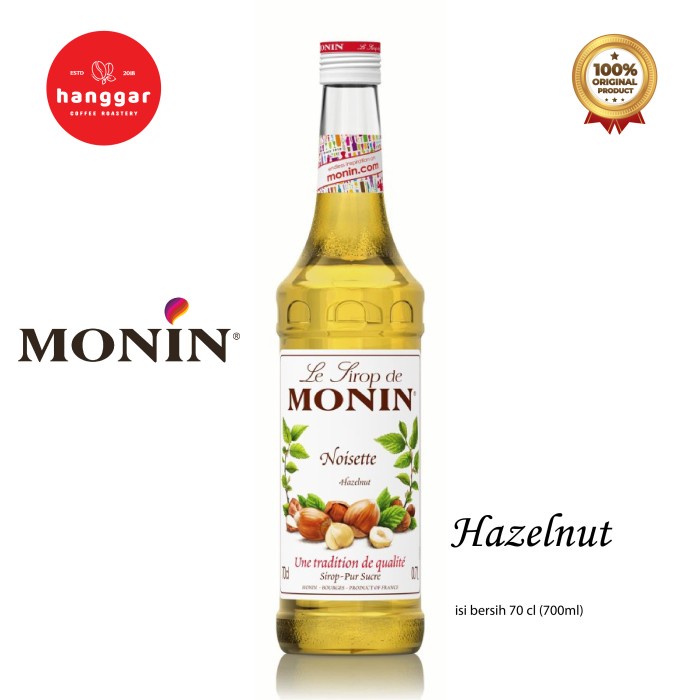 

Sirup MONIN HAZELNUT 70 cl ( 700ml )