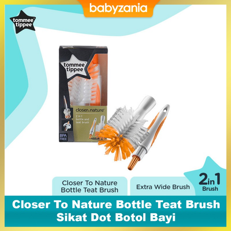 Tommee Tippee Bottle and Teat Brush / Sikat Botol dan Dot Bayi