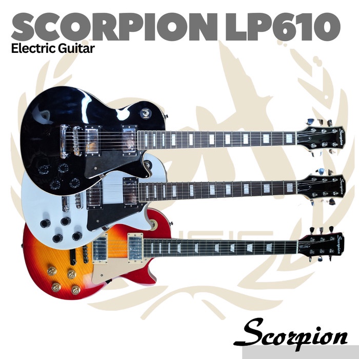 Scorpion LP610 Electric Guitar | Gitar Listrik Elektrik Les Paul