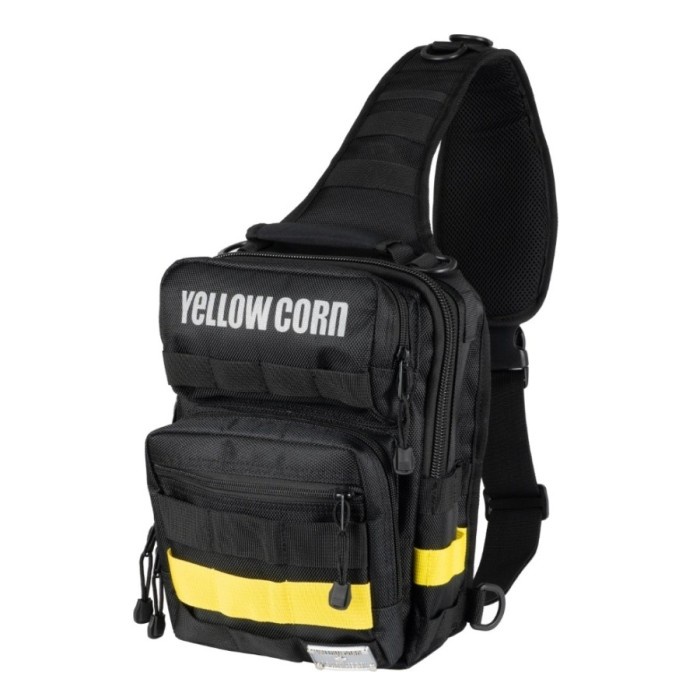 TAS YELLOW CORN YE-59 BLACK/ YELLOW | WAIST BAG | BODY BAG BIKERS