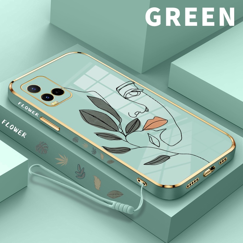 Case 6D Plated Soft Case casing hp For Vivo Y33s 4G 5G Y33t For Vivo Y33 Y33e vivi For VivoY33s For 