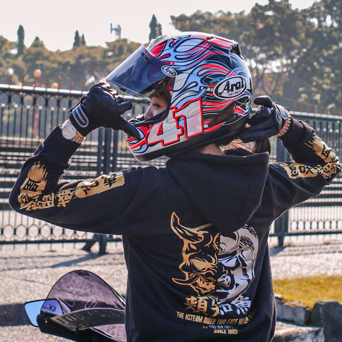 Hoodie Sunmori  LIMITEDEDITION The Hsteam Two Face Huricen Devil Gold Silver Edition