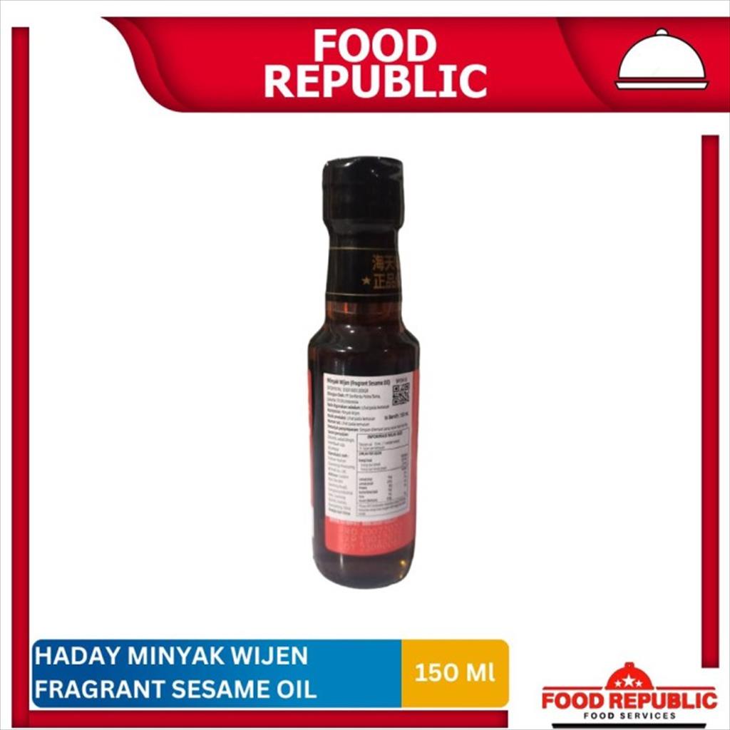 

RB Haday Zhi Ma Xiang Minyak Wijen Fragrant Sesame Oil 250 ml dan 150 ml