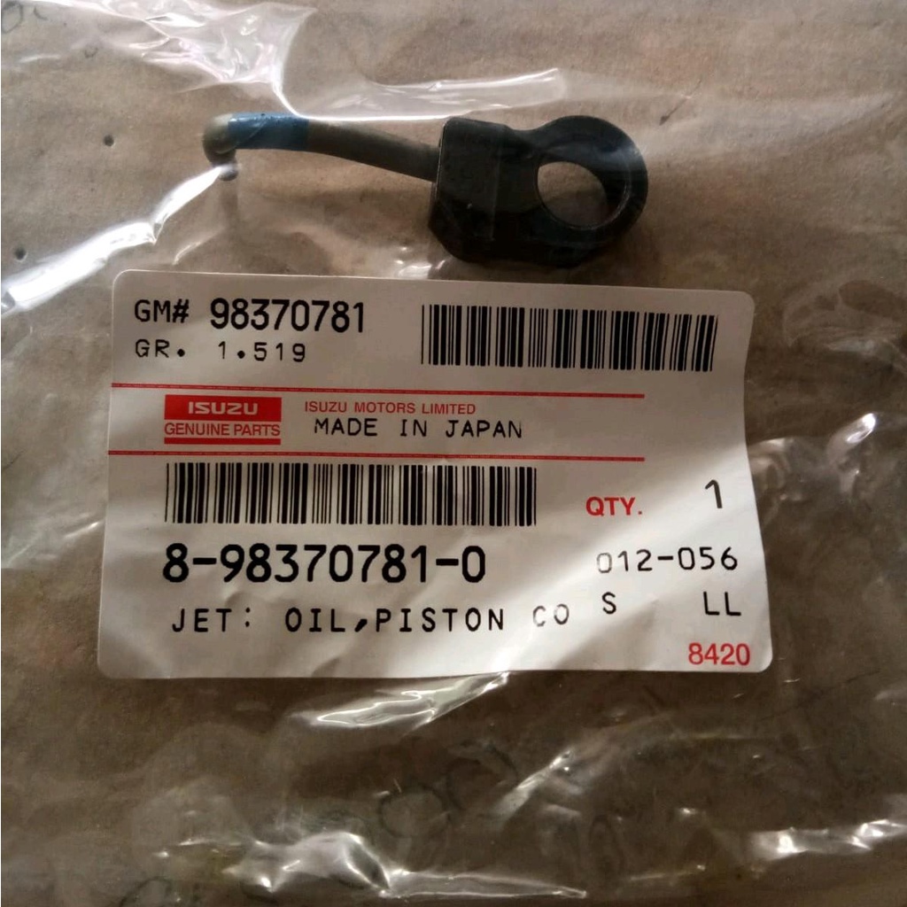Pipa jet oil piston Isuzu Elf NKR71/NMR71/NLR71/NKR66 pipa oli pendingi piston isuzu elf