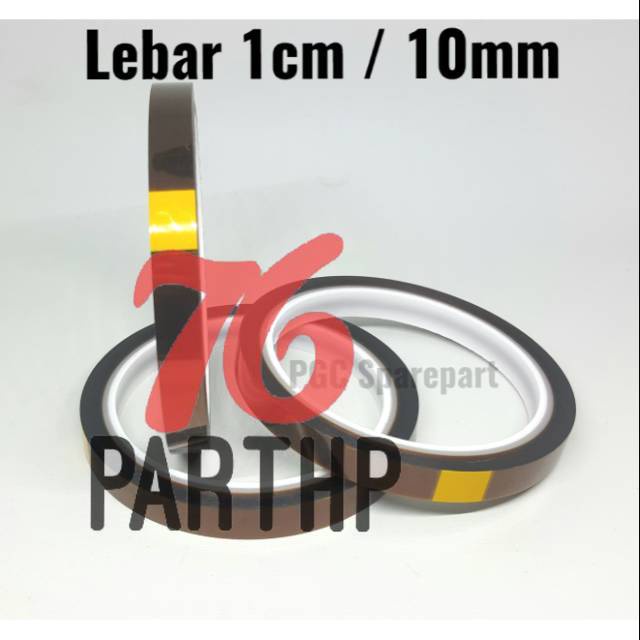 

Lakban Tape Kuning Anti Panas Lebar 1cm -Isolasi -Solatip Isolatip Solatif Isolatif 1 cm 10mm 10 mm