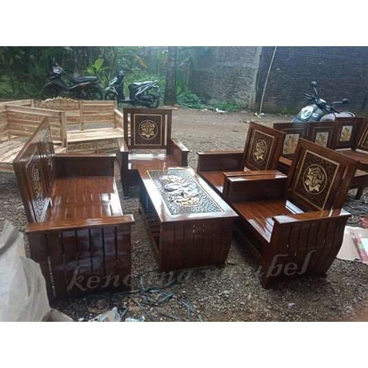 Kursi Tamu Jati Minimalis Modern/Kursi Ruang Tamu Kayu