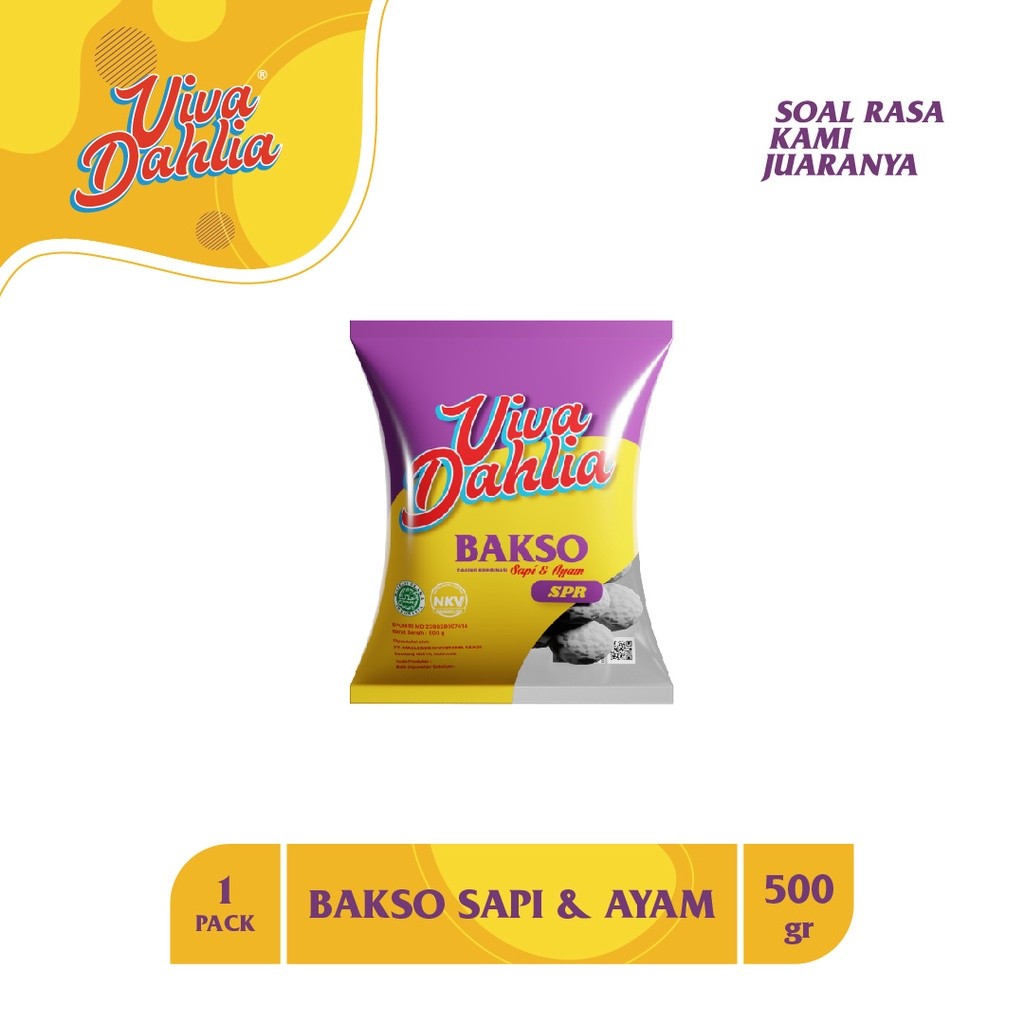 

Viva Dahlia Bakso Sapi dan Ayam 500 Gram SPR