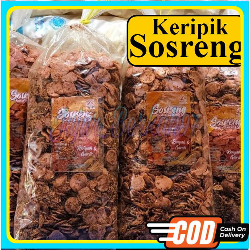 

keripik SOSRENG 1kilogram sosis goreng pedas