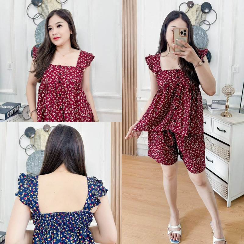 DASTER PUTRI BALI - VANIA CELANA PENDEK SETELAN DASTER BALI