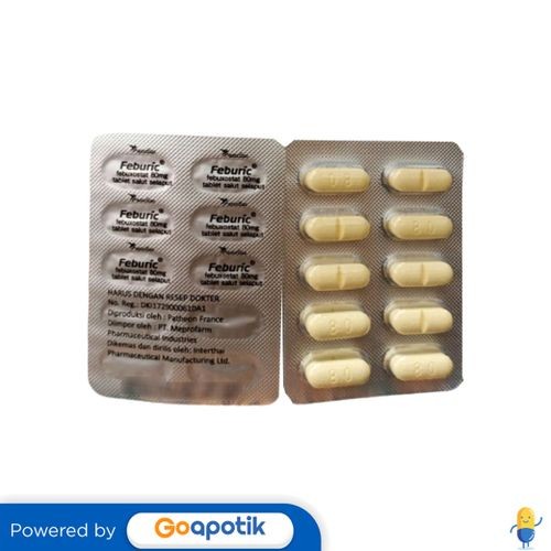 Feburic 80 Mg Strip 10 Tablet