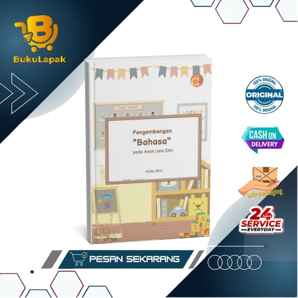Buku Guru PAUD - Pengembangan Bahasa Pada Anak Usia Dini - Buku Guru TK - Buku PAUD - Deepublish