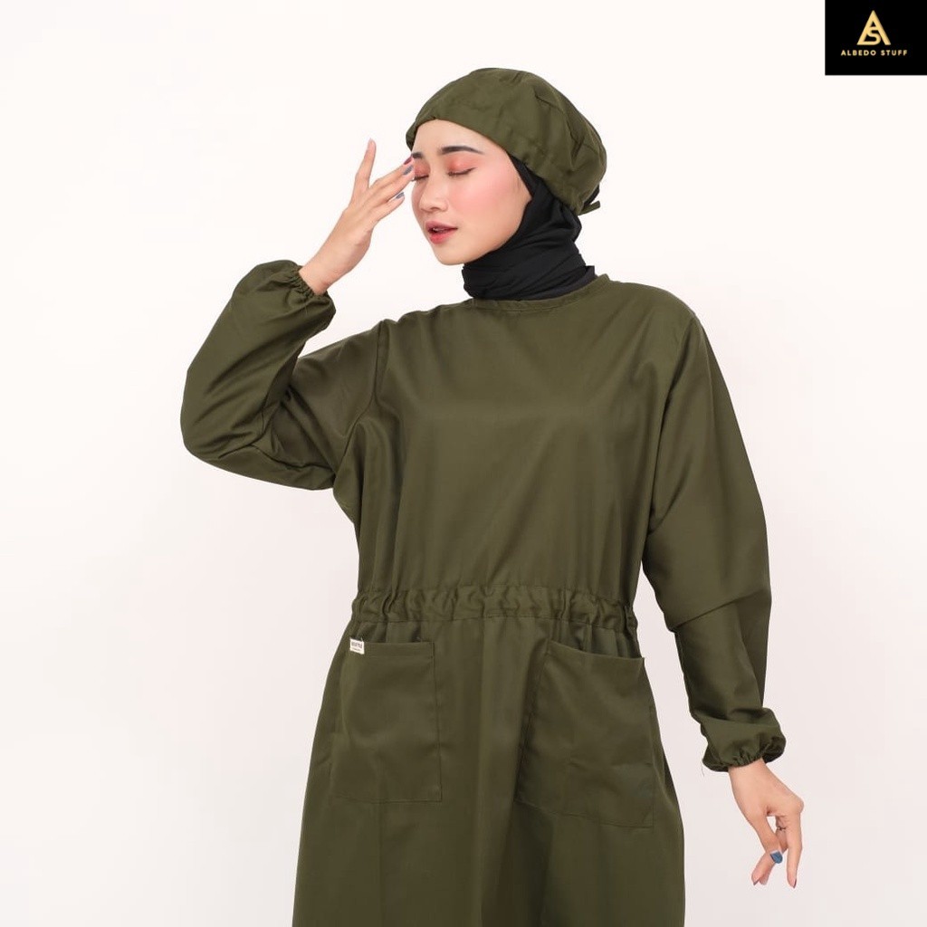 Gown medis/ Goun Medis / Surgical Gown Model kerut