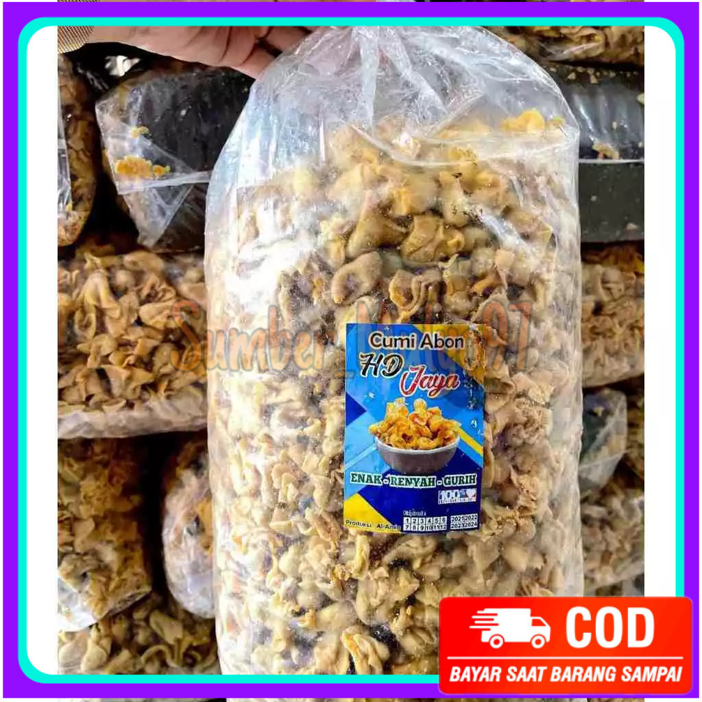 

pangsit abon cumi 1 kg
