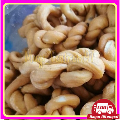 

Pluntir polos 1Kg rasa manis gurih / Plintiran / Untir untir / Kue tambang