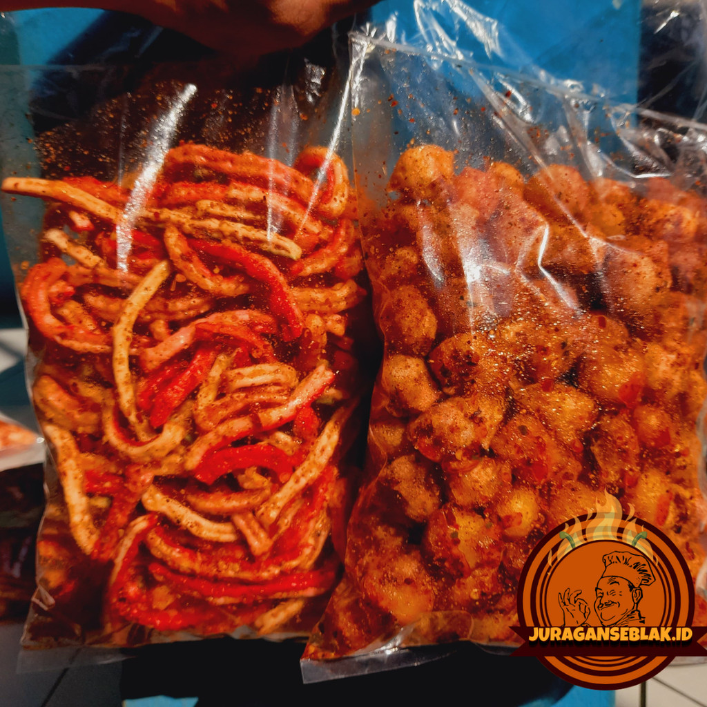 

{ BUNDLE } KERUPUK JAAT VIRAL / BETON PEDAS DAUN JERUK 500GRAM + SIOMAY PEADAS DAUN JERUK 500GRAM