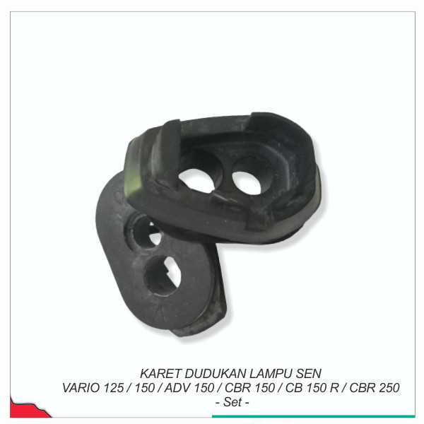 Karet Dudukan Lampu Sen Vario 125 / 150 / Adv 150 / Cbr 150 / Cb 150 R / Cbr 250 - Set -