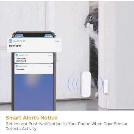 

DOOR SENSOR SENSOR TU / SENSOR JENDELA WIFI TUYA SMARTLIFE SEYVEN