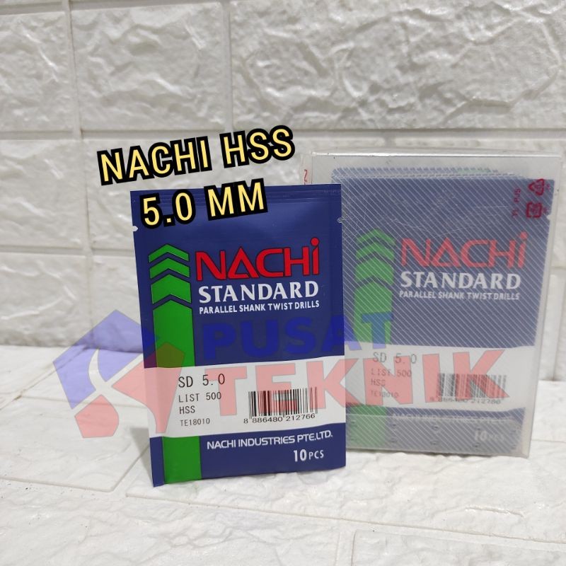 MATA BOR BESI NACHI HSS 5.0 MM - NACHI HSS 5.0 MM