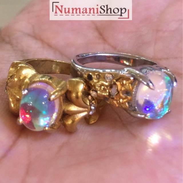 Cincin Titanium Wanita Batu Kalimaya India HQ