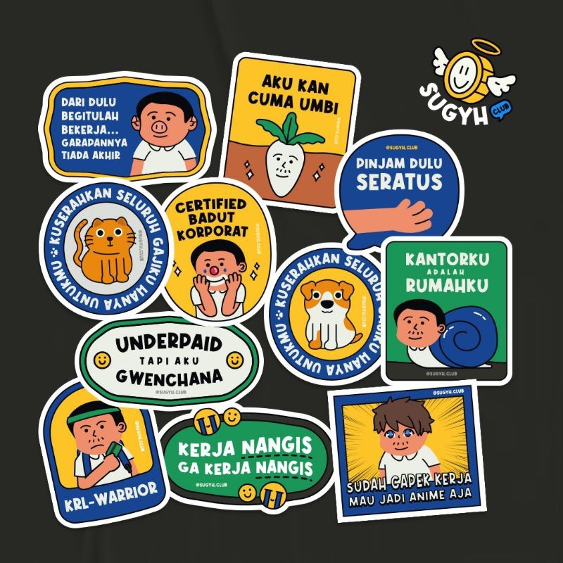

Sugyh Club Stiker Vinyl Laptop Dekorasi Eceran Pertama
