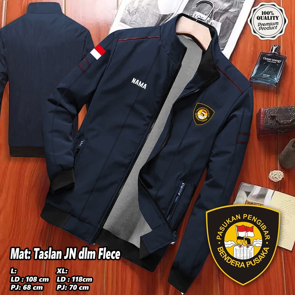 JAKET PASKIBRAKA JAKET PI / JAKET PASUKAN INTI / JAKET PASKIBRAKA CUSTOM SABLON / FREE SABLON NAMA