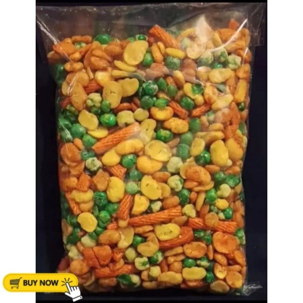 

KACANG CAMPUR/MIX/KACANG JAIPONG MIX BERAT 500 g/SNACK KILOAN