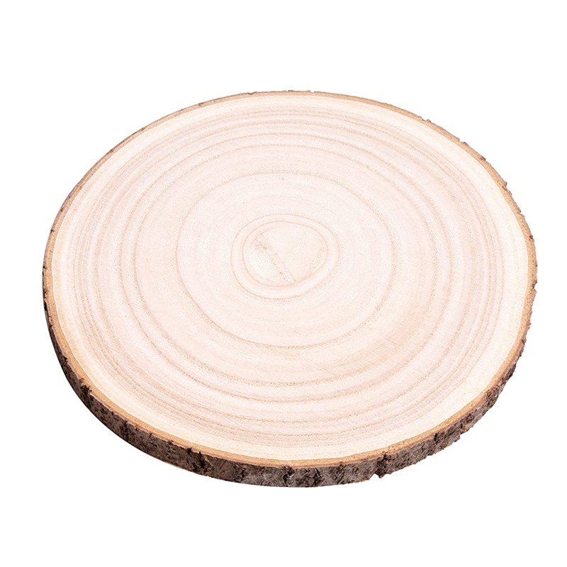 

3 Pcs Large Wood Slices For Centerpieces, Wood Rounds For Wedding Centerpiece, DIY Projects, Painting, Etc