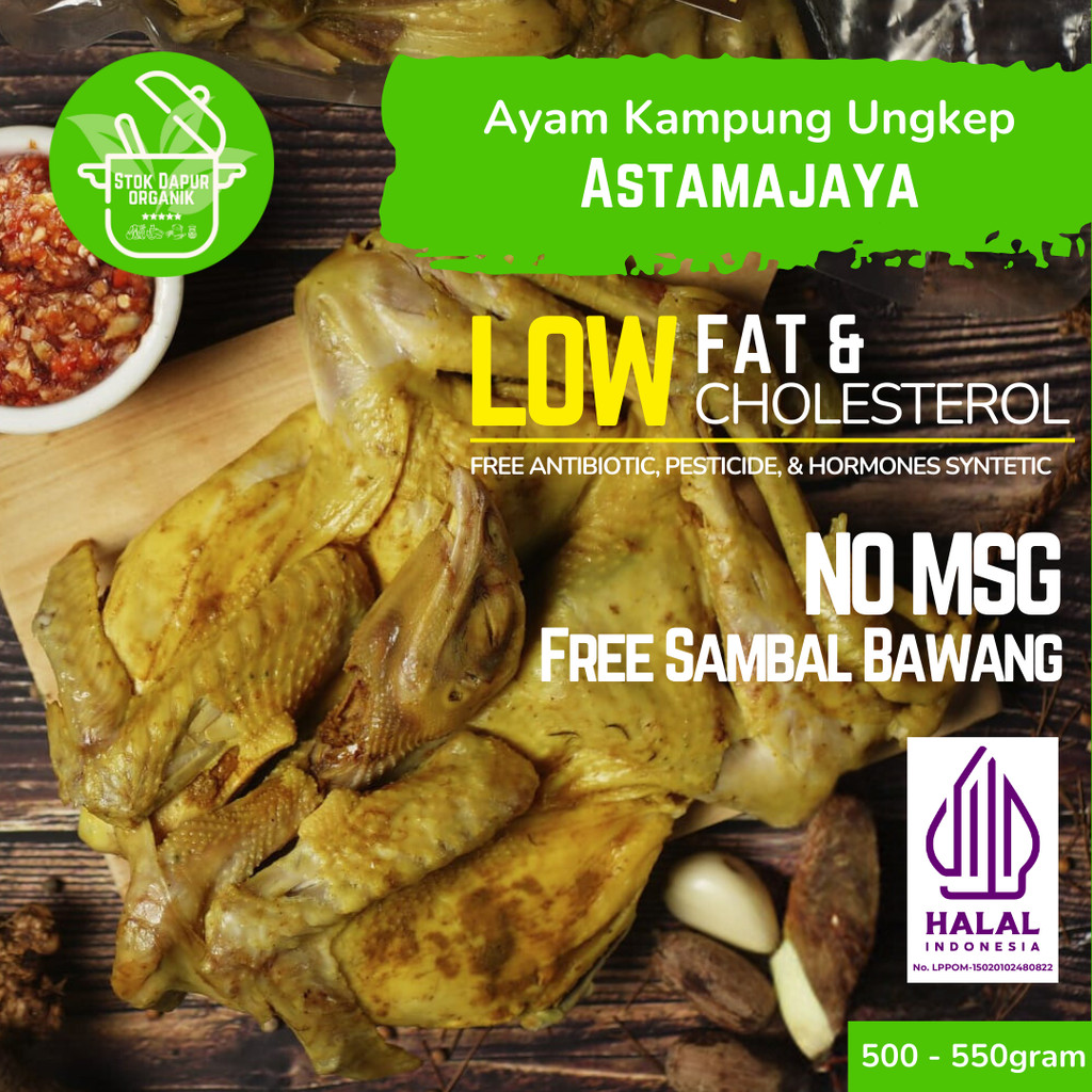 

Astamajaya Ayam Kampung Ungkep Organik Frozen/Beku