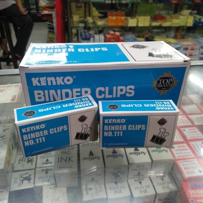 

Binder Clips Kenko no 111 isi 12
